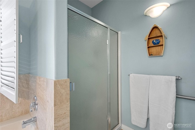 2557 Captains Ct, Ferndale, WA 98248 - bathroom featuring a shower stall and a bath