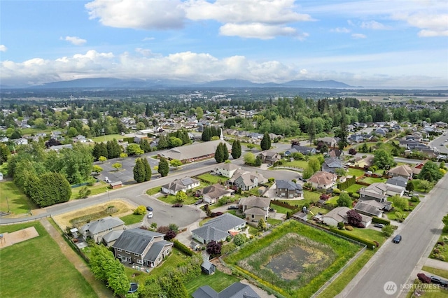 2557 Captains Ct, Ferndale, WA 98248 - aerial perspective of suburban area featuring mountains