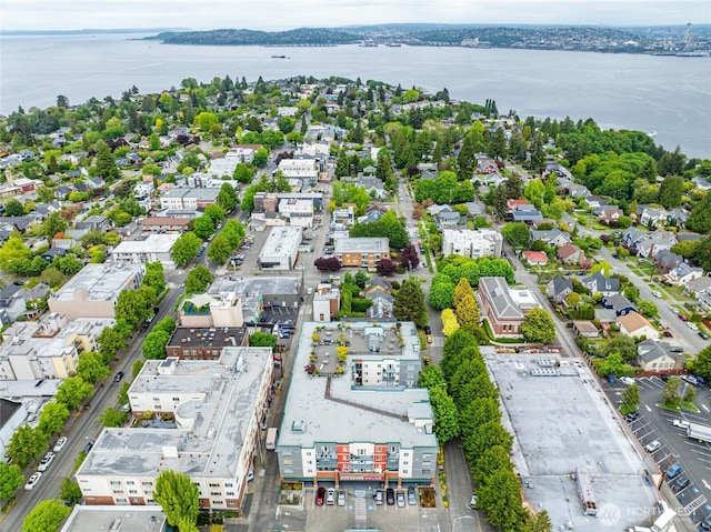 2331 42nd Ave SW Unit 403, Seattle, WA 98116 - drone / aerial view of a large body of water