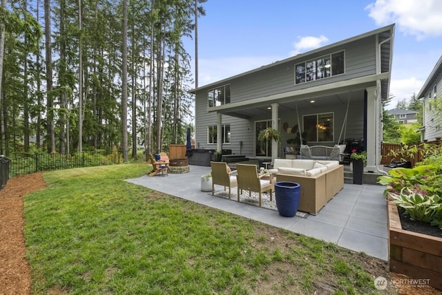 4471 Hales Ct SW, Port Orchard, WA 98367 - back of house featuring outdoor lounge area and a patio area