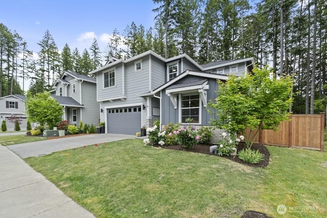 4471 Hales Ct SW, Port Orchard, WA 98367 - view of front of property featuring concrete driveway and a garage