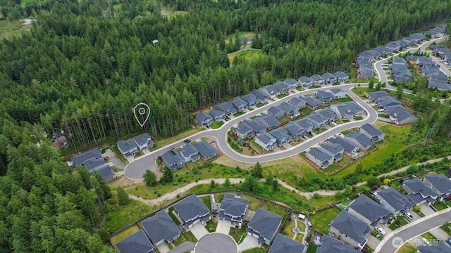 4471 Hales Ct SW, Port Orchard, WA 98367 - aerial overview of property's location with a forest and nearby suburban area