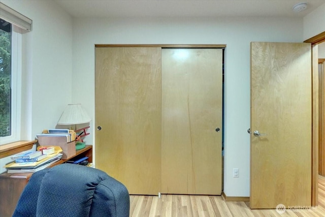9535 Olalla Valley Rd SE, Port Orchard, WA 98367 - bedroom with wood finished floors and a closet