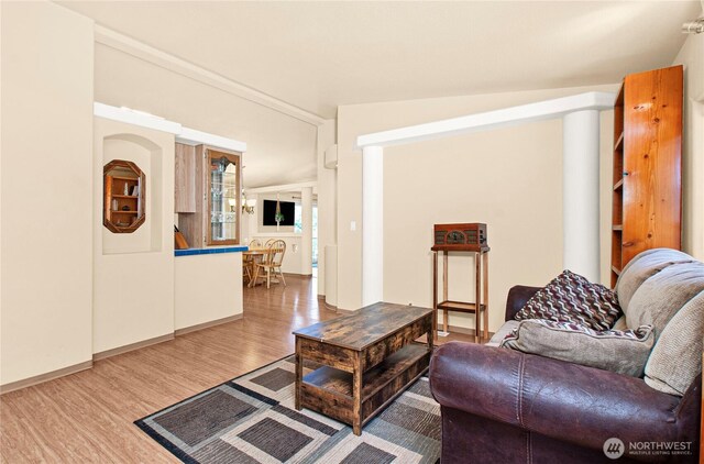 178 Bear View Dr, Chehalis, WA 98532 - living room with light wood-style floors