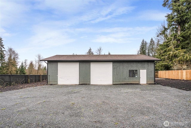 22406 121st Dr NE, Arlington, WA 98223 - detached garage with fence