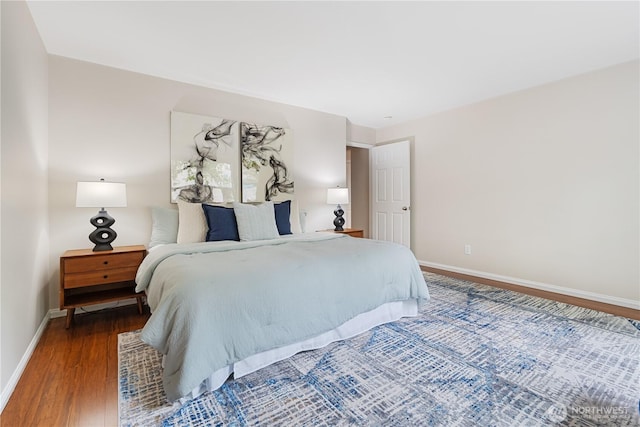 4037 220th Pl SE Unit 1105, Issaquah, WA 98029 - bedroom with baseboards and wood finished floors