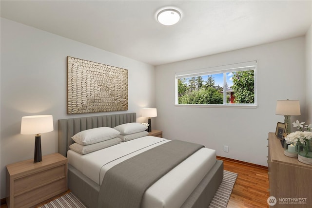 1113 S 72nd St, Tacoma, WA 98408 - bedroom featuring wood finished floors and baseboards