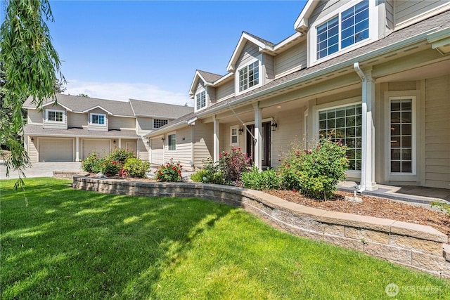 2060 5th St, Wenatchee, WA 98801 - view of front facade with a front lawn and an attached garage