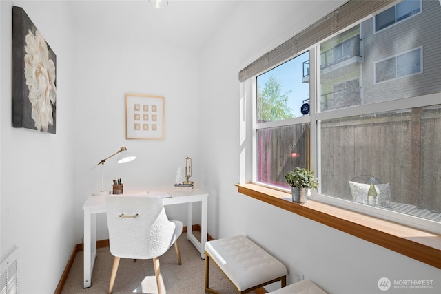 1123 N 94th St Unit A, Seattle, WA 98103 - office with baseboards and carpet floors