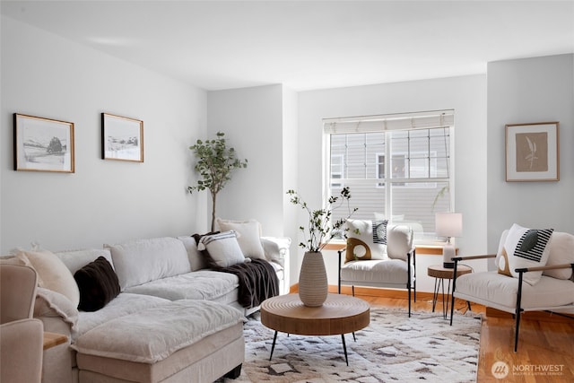 1123 N 94th St Unit A, Seattle, WA 98103 - living area featuring light wood-style flooring