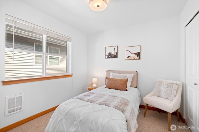 1123 N 94th St Unit A, Seattle, WA 98103 - bedroom with carpet, baseboards, and a closet