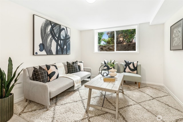 15428 SE 67th Pl, Bellevue, WA 98006 - carpeted living room featuring baseboards