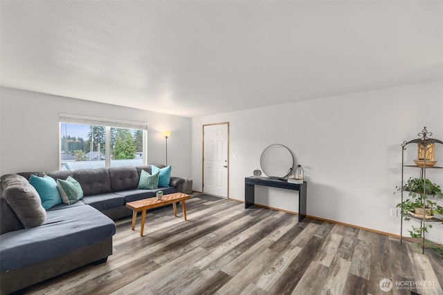 60 E Treewater Pl, Shelton, WA 98584 - living area featuring wood finished floors