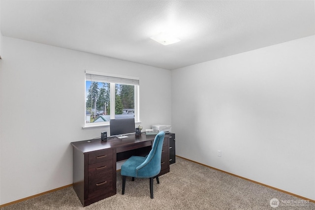 60 E Treewater Pl, Shelton, WA 98584 - office featuring light colored carpet and baseboards