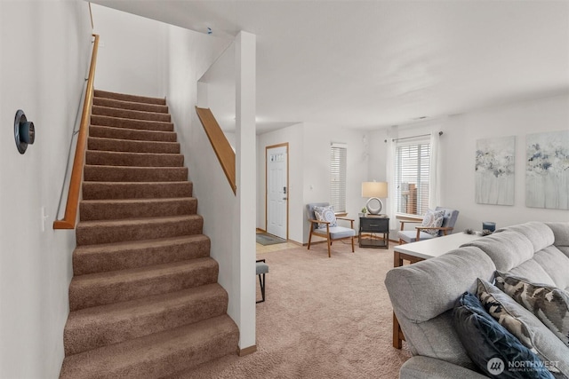 9604 201st Street Ct E, Graham, WA 98338 - staircase with carpet floors