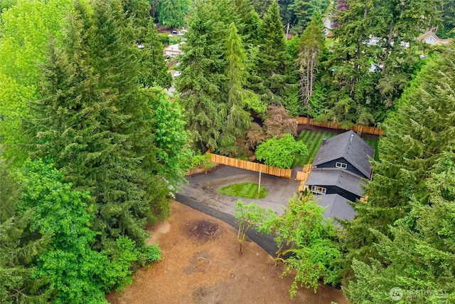 view of subject property