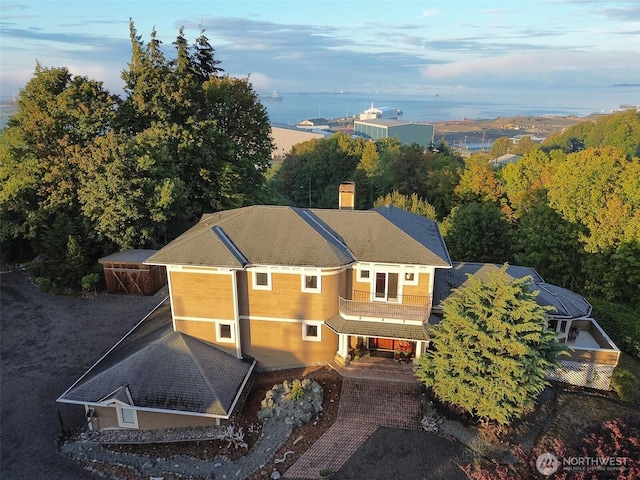 706 W 4th St, Port Angeles, WA 98363 - aerial view of property and surrounding area