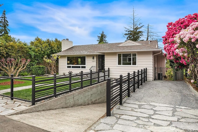 12515 2nd Ave NW, Seattle, WA 98177 - single story home with a chimney and a shingled roof