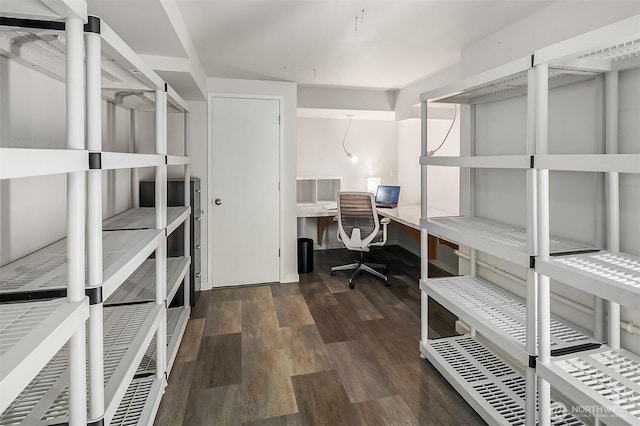 12515 2nd Ave NW, Seattle, WA 98177 - office with wood finished floors and built in study area