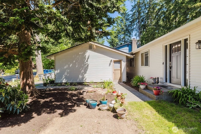 3160 SE Pierson St, Port Orchard, WA 98366 - view of home's exterior featuring an outbuilding