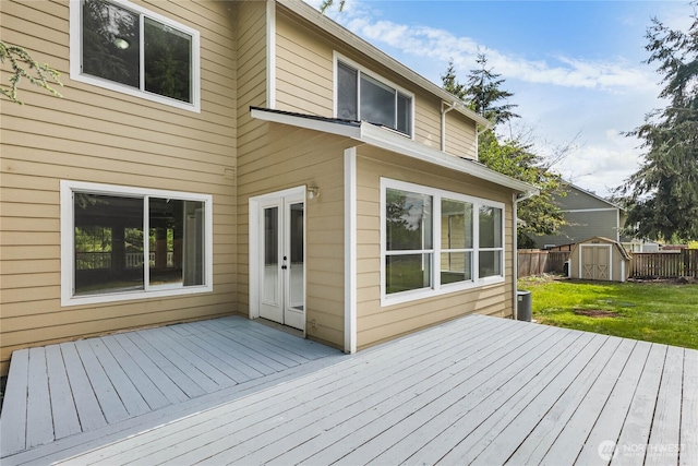 10901 194th Street Ct E, Graham, WA 98338 - deck with a storage unit and an outdoor structure