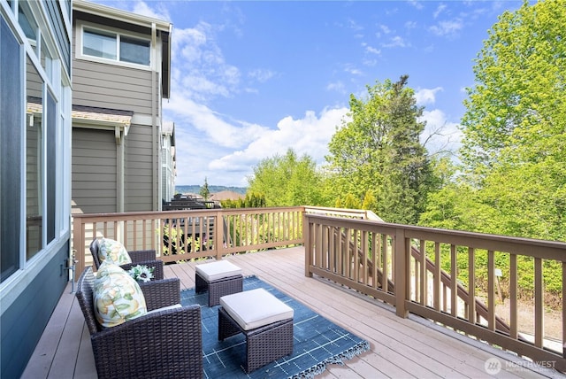 6611 Waterton Cir, Mukilteo, WA 98275 - view of wooden deck