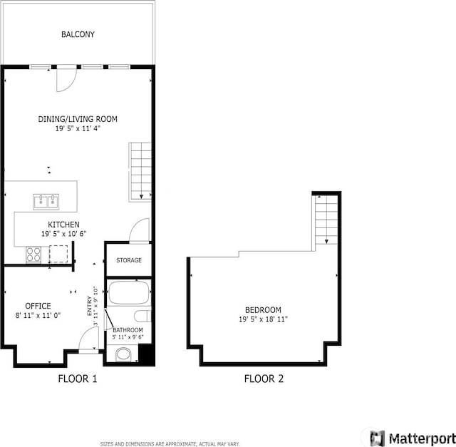 401 9th Ave N Unit 410, Seattle, WA 98109 - floor plan / room layout