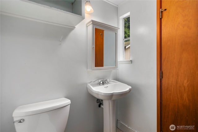 bathroom with toilet