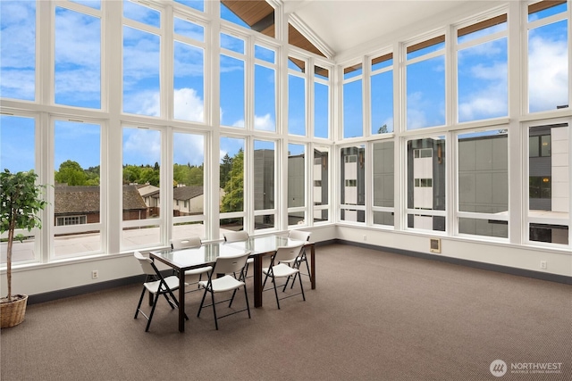 2501 Canterbury Ln E Unit 318, Seattle, WA 98112 - sunroom / solarium featuring carpet and baseboards