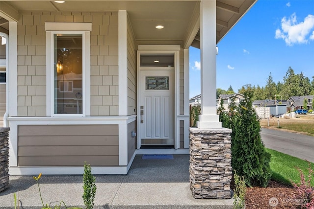 2880 75th Ave SW Lot 62, Tumwater, WA 98512 - view of exterior entry featuring a porch