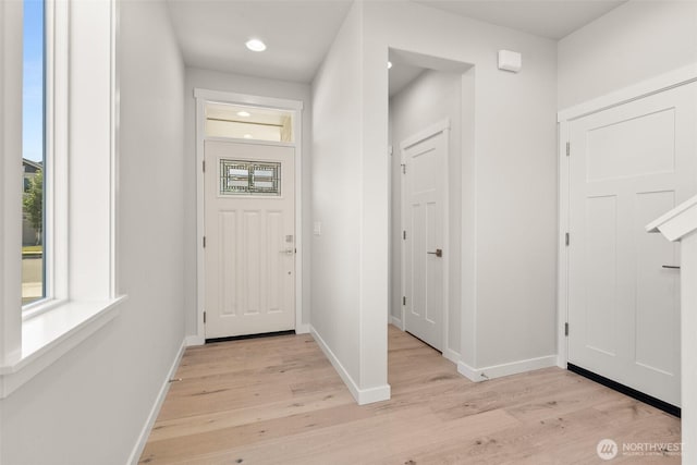 2880 75th Ave SW Lot 62, Tumwater, WA 98512 - foyer with light wood-style floors and recessed lighting