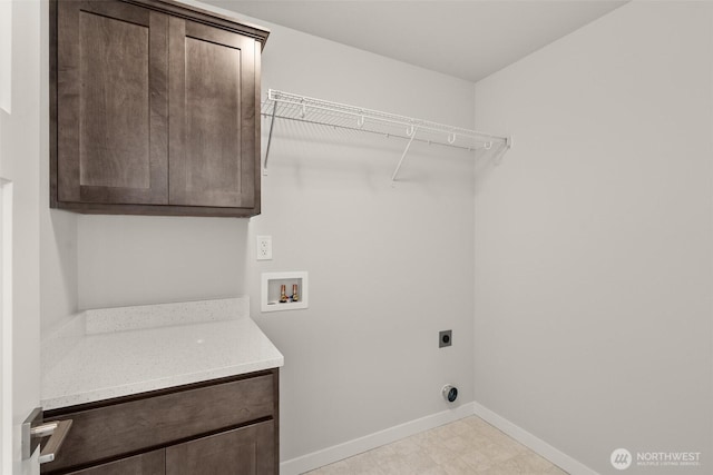 2880 75th Ave SW Lot 62, Tumwater, WA 98512 - laundry area with washer hookup, cabinet space, and electric dryer hookup
