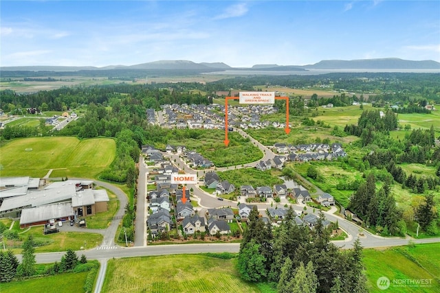 6068 Monument Dr, Ferndale, WA 98248 - view of property location with a mountainous background