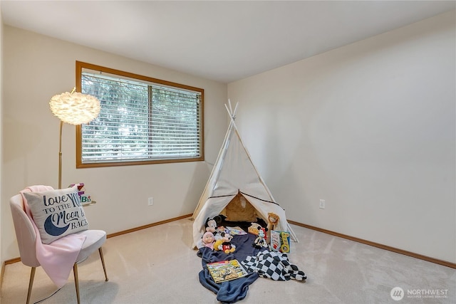 8612 165th Street Ct E, Puyallup, WA 98375 - rec room with carpet flooring and baseboards