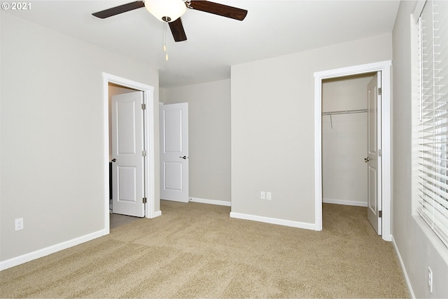 15326 NE 70th St, Vancouver, WA 98682 - unfurnished bedroom with carpet, a walk in closet, baseboards, and a closet