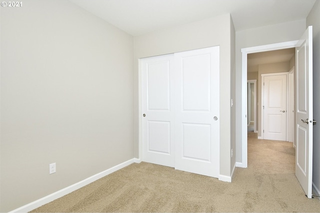 15326 NE 70th St, Vancouver, WA 98682 - unfurnished bedroom with light colored carpet, a closet, and baseboards