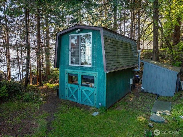 585 Raccoon Point Rd, Orcas Island, WA 98245 - view of shed