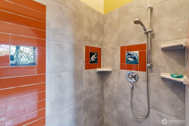 1433 Madison St, Port Townsend, WA 98368 - bathroom view of a tile shower