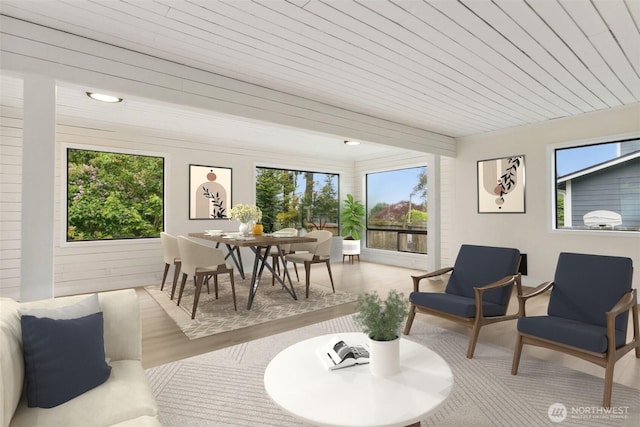18771 Harris Ave NE, Suquamish, WA 98392 - sunroom / solarium featuring plenty of natural light