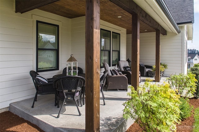 1774 Farmview Ter, Lynden, WA 98264 - view of patio / terrace featuring an outdoor living space and outdoor dining area