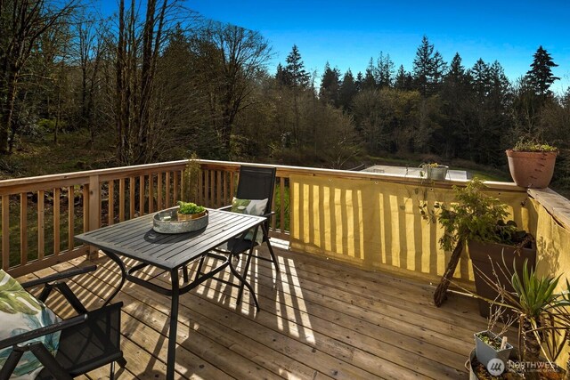 15403 127th Ave SE, Snohomish, WA 98290 - deck with outdoor dining space