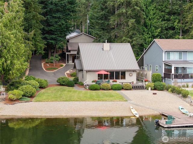 130 E Way To Tipperary St, Shelton, WA 98584 - aerial view of property and surrounding area featuring a nearby body of water