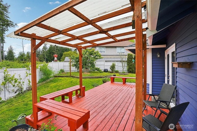 3008 S 365th Ct, Federal Way, WA 98003 - view of wooden terrace