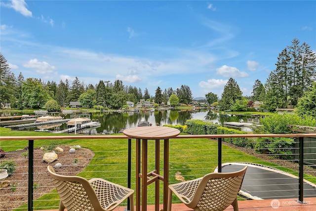 29108 218th Pl SE, Black Diamond, WA 98010 - balcony featuring a water view