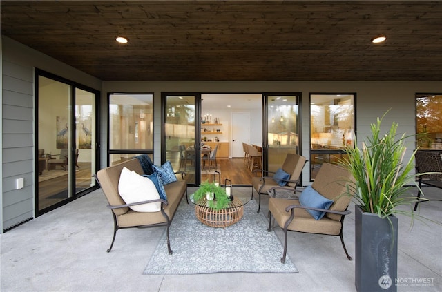 18809 94th Ave W, Edmonds, WA 98020 - view of patio featuring outdoor lounge area