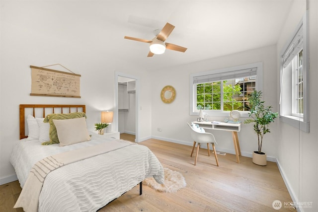 4964 Lewis Ave, Bellingham, WA 98229 - bedroom featuring a desk, baseboards, and wood finished floors