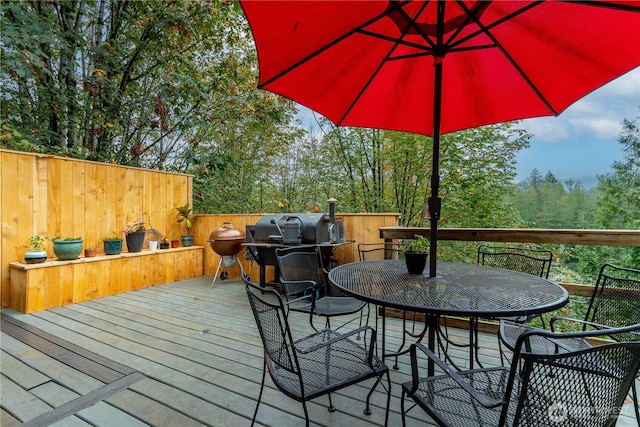 42520 State Route 2, Gold Bar, WA 98251 - wooden terrace featuring outdoor dining area