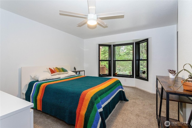 42520 State Route 2, Gold Bar, WA 98251 - bedroom with carpet and ceiling fan