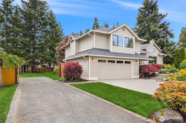 27706 NE 143rd St, Duvall, WA 98019 - view of front of house with concrete driveway, a shingled roof, and an attached garage