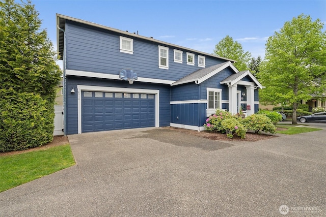 4914 Bering St, Gig Harbor, WA 98332 - view of front of property with an attached garage and driveway